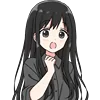 BlackHairGirlEmoji 9