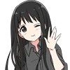 BlackHairGirlEmoji 10