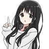 BlackHairGirlEmoji 12