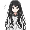 BlackHairGirlEmoji 24