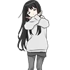 BlackHairGirlEmoji 25