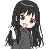 BlackHairGirlEmoji 27