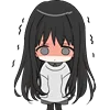 BlackHairGirlEmoji 30