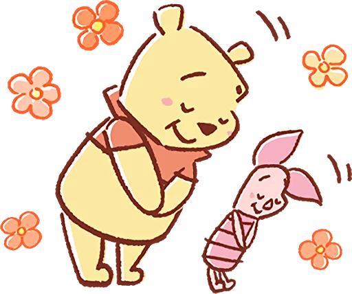 LINE_Pooh_and_Piglet_Lovely 5