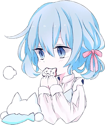 LINE_Light_Blue_Girl 4