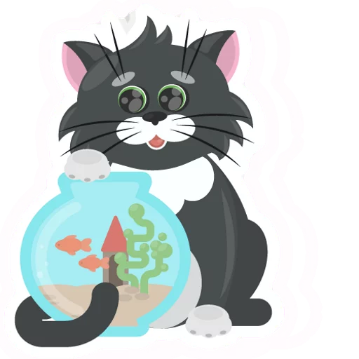 darkcatstickers 3